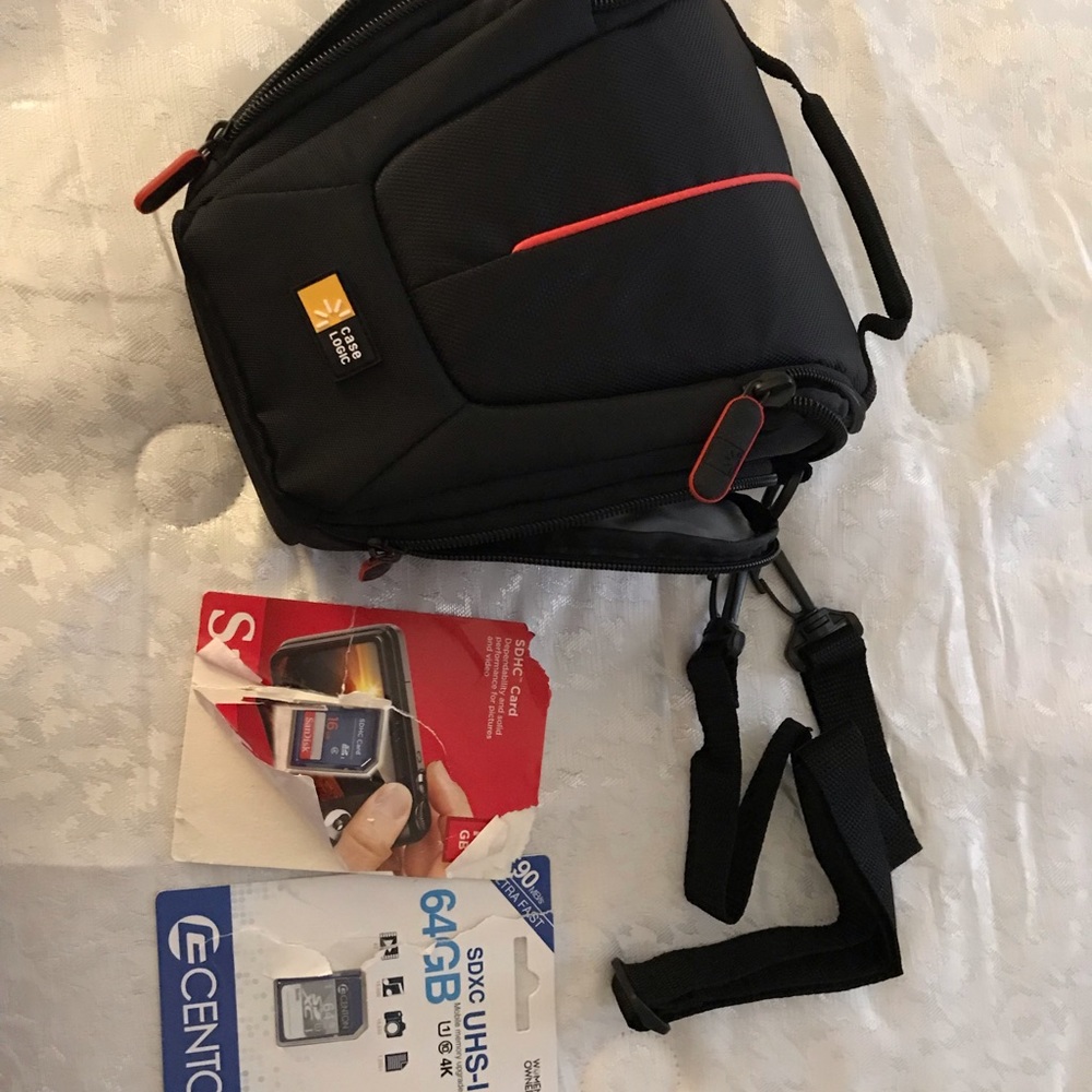 Camera bags/two SD cards